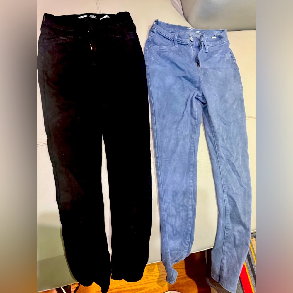 2 pair of girls jeggings
